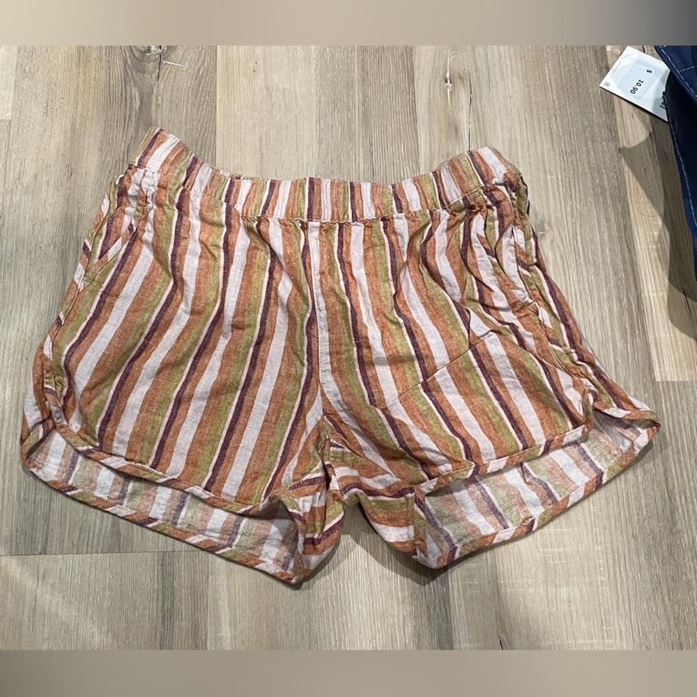 Madewell Colorful Stripe Pull On Shorts